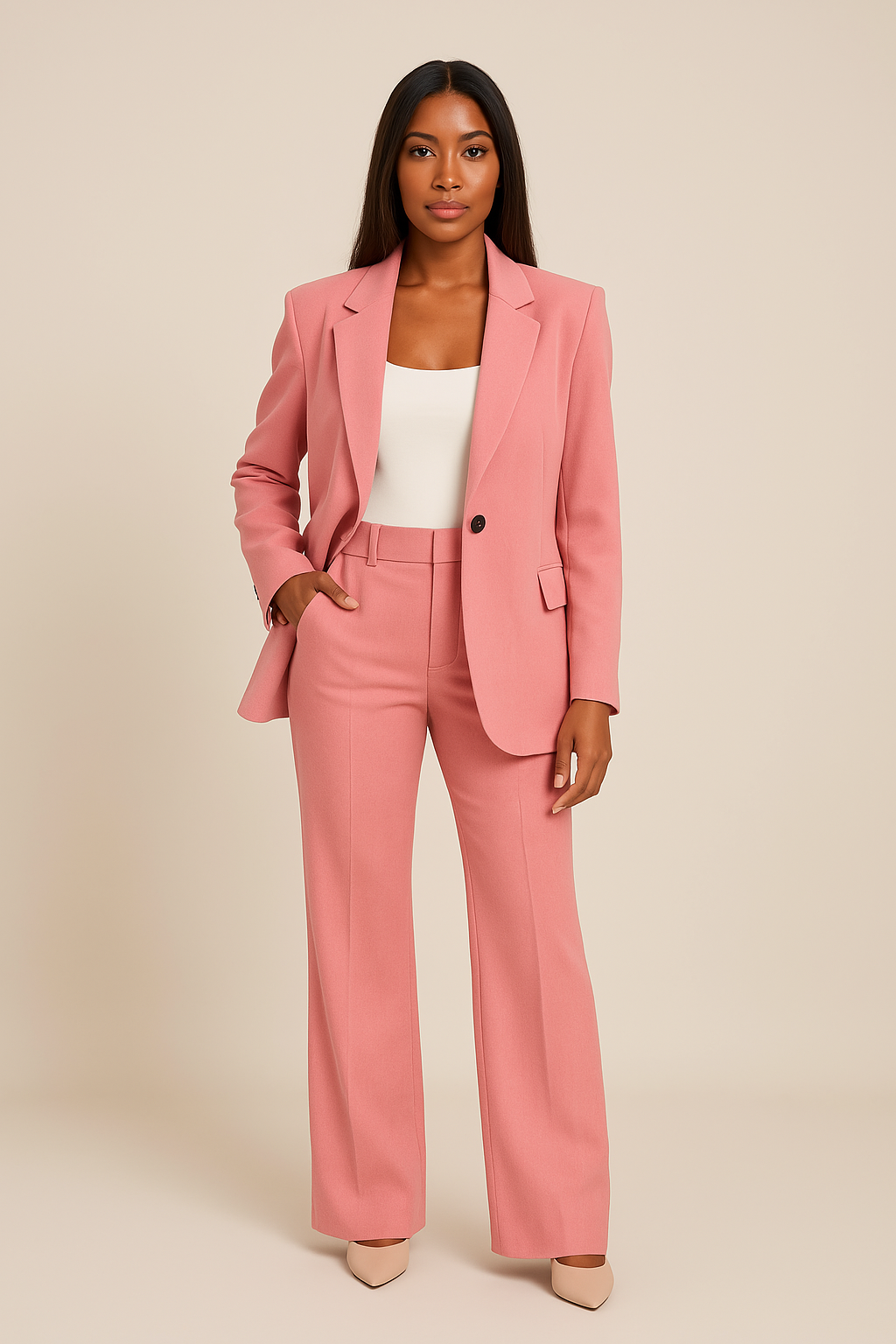 Women's Suit – Elegant & Fitted for Business & Summer