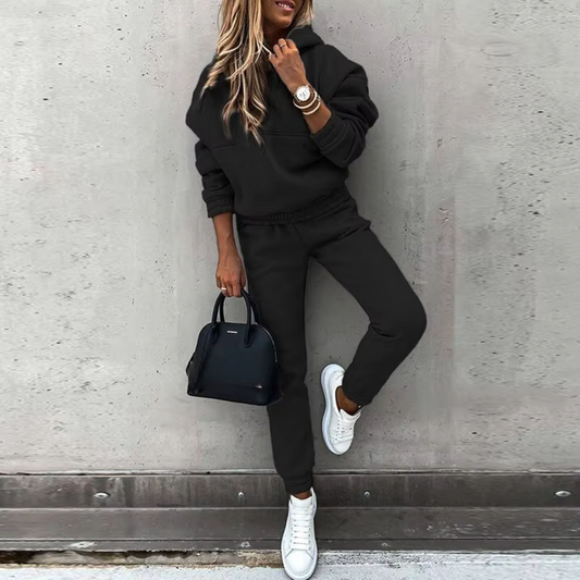 Women's Tracksuit - Comfortable and Stylish Two-Piece Set