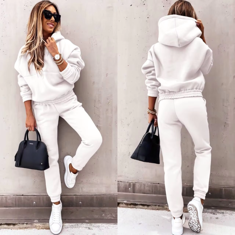 Women's Tracksuit - Comfortable and Stylish Two-Piece Set