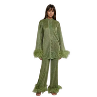 Women's Two-Piece Polyester Set