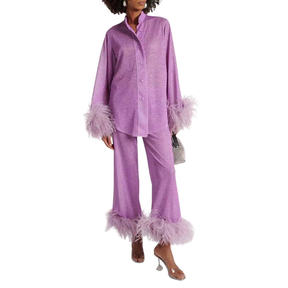 Women's Two-Piece Polyester Set