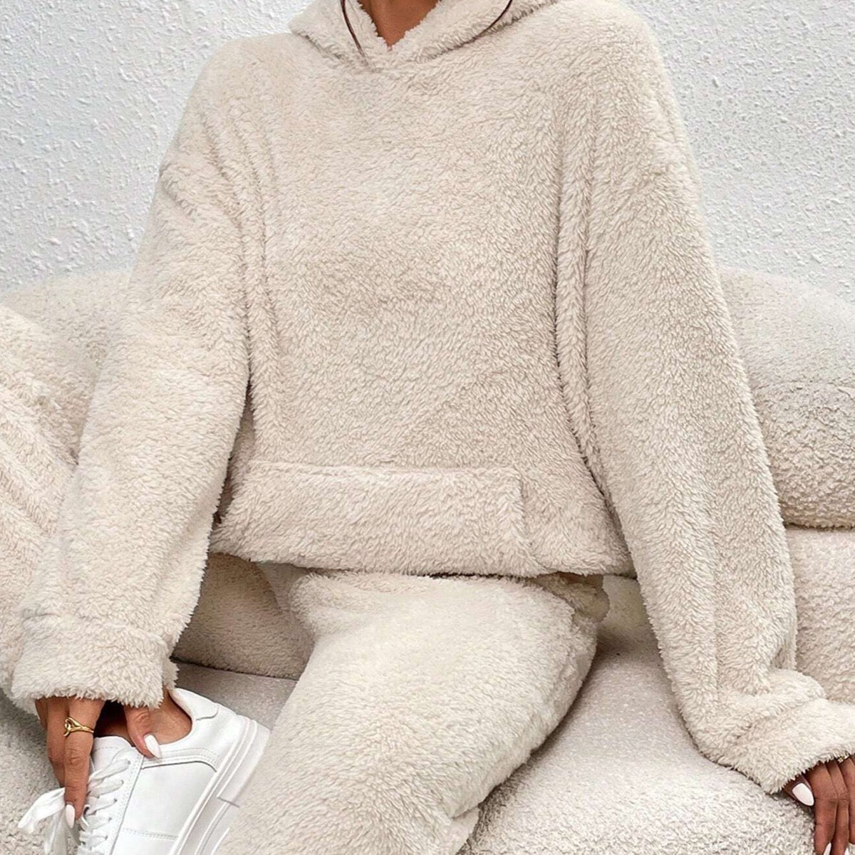 Women's Ultra-Comfortable Warm Hooded Loungewear Set