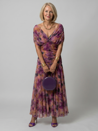 Women's V-Neck Wrap Maxi Dress