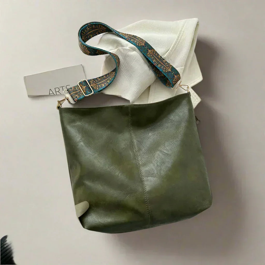 Women's Vintage Leather Shoulder Bag