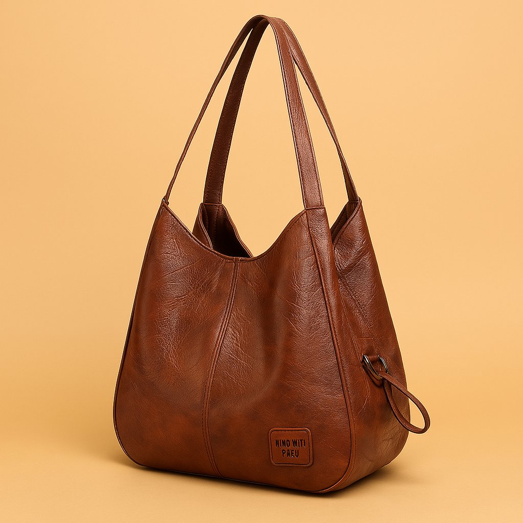 Women's Vintage Soft Leather Slouchy Hobo Shoulder Bag