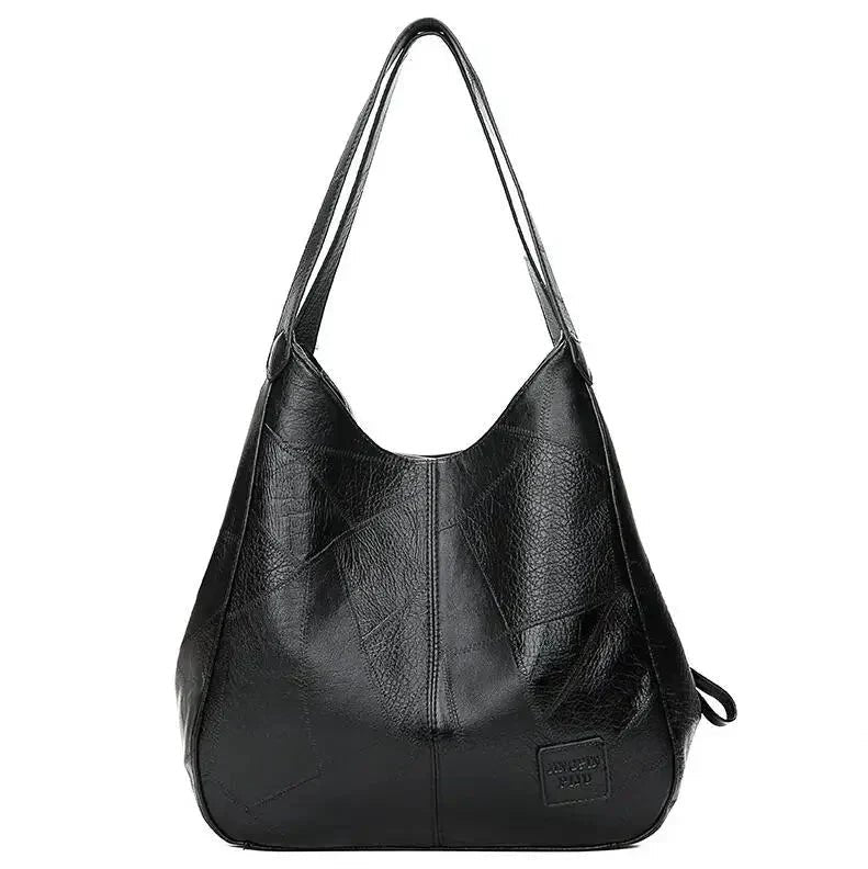 Women's Vintage Soft Leather Slouchy Hobo Shoulder Bag