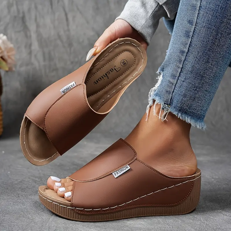 Women's Wedge Slide Sandals