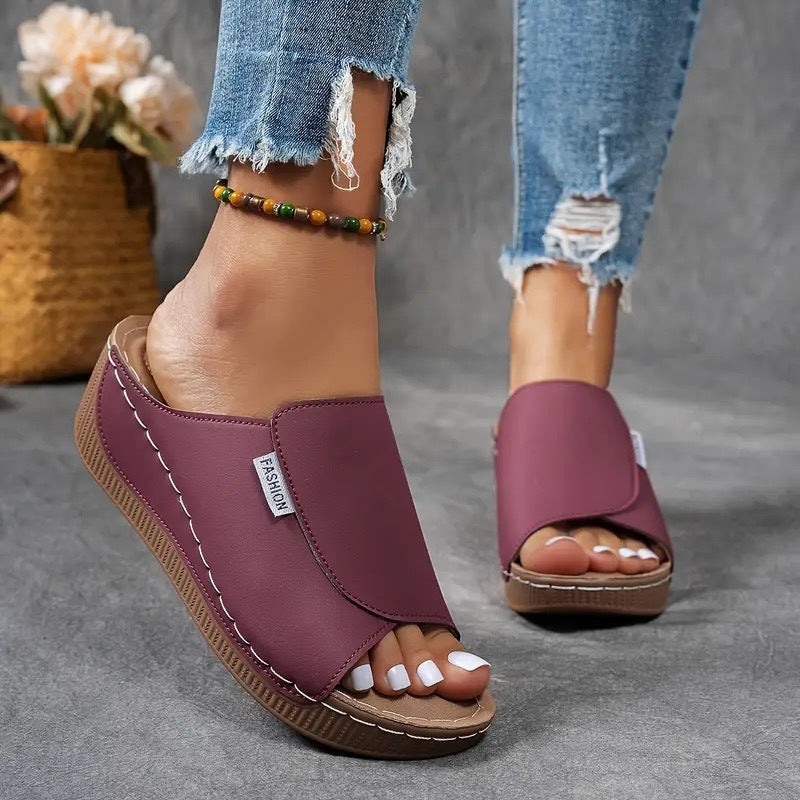 Women's Wedge Slide Sandals