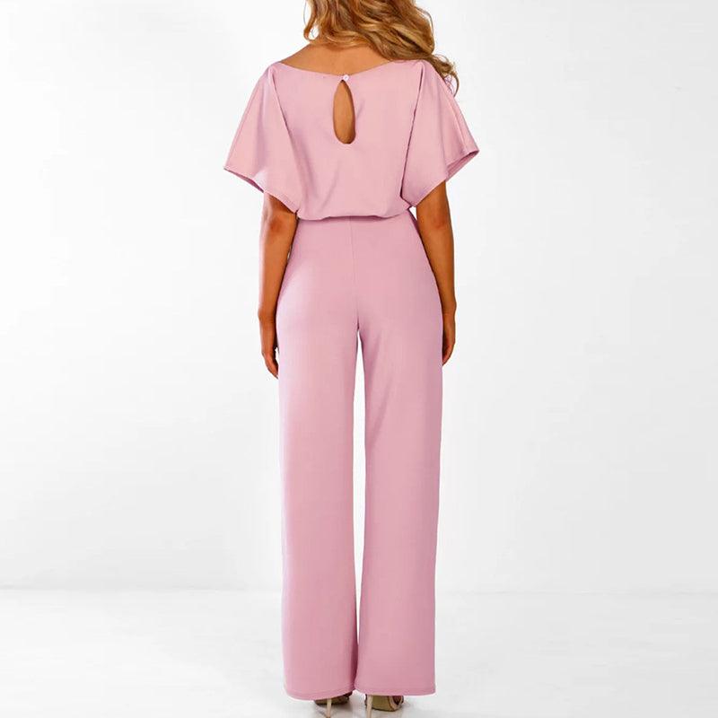 Women's Wide-Leg Jumpsuit Set
