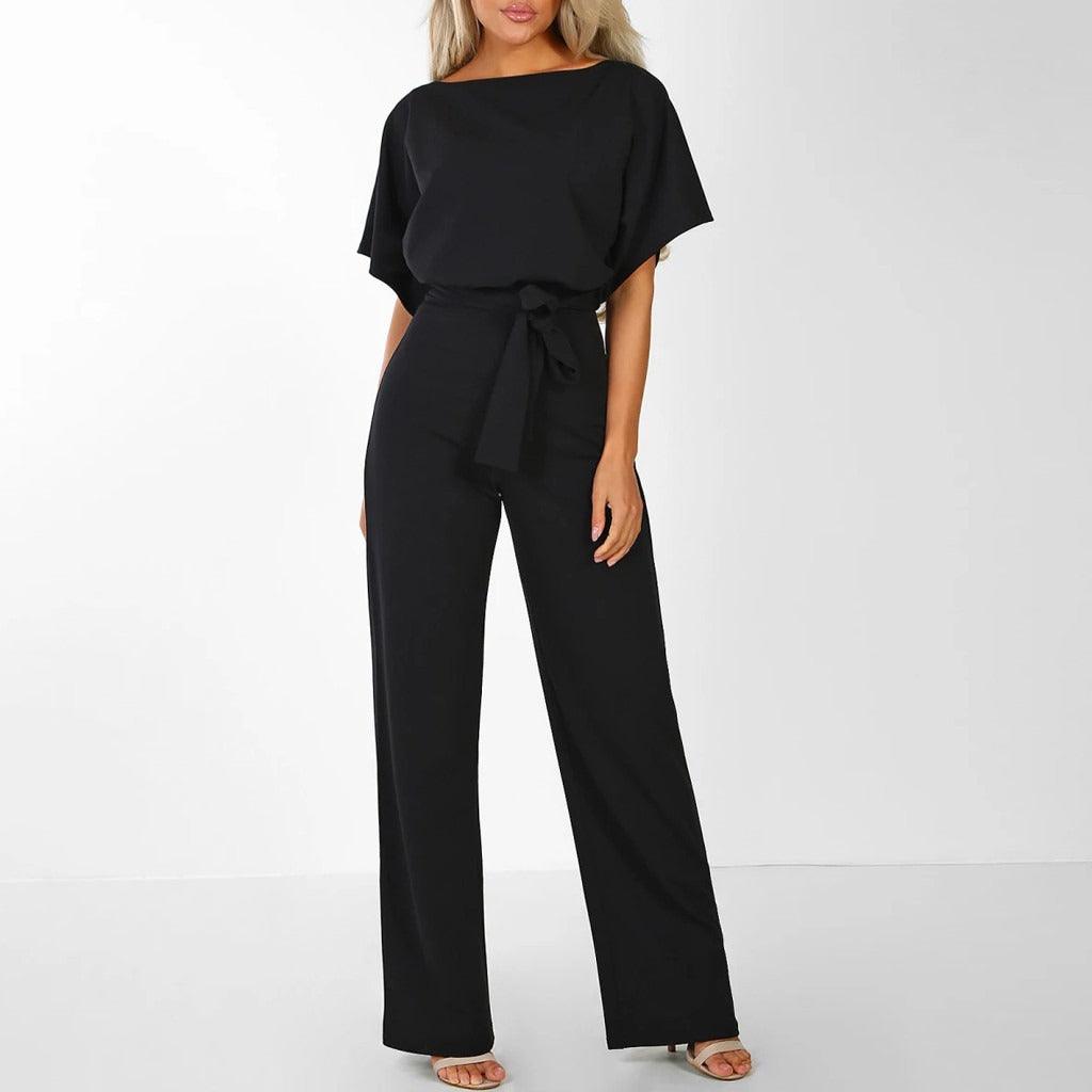Women's Wide-Leg Jumpsuit Set