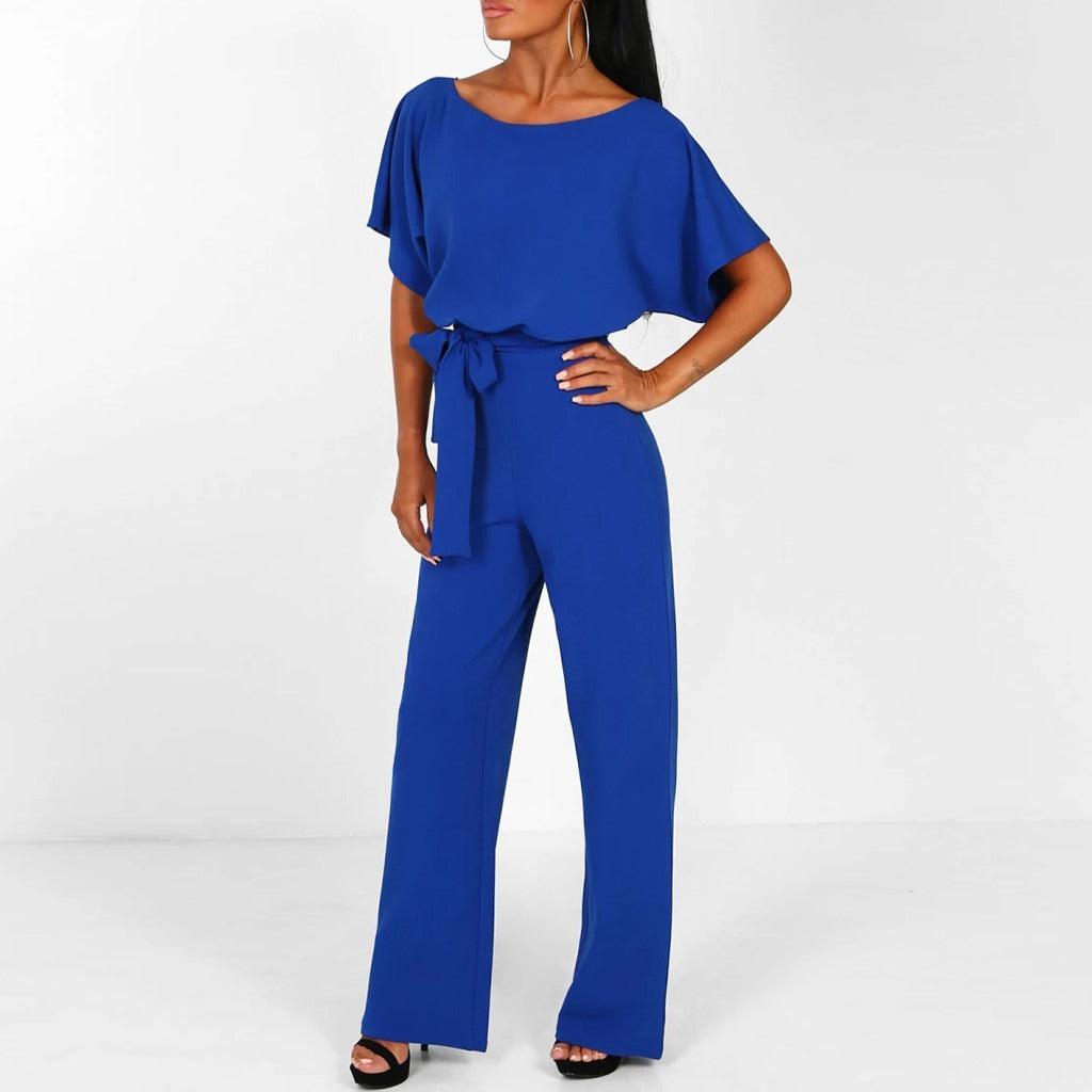 Women's Wide-Leg Jumpsuit Set