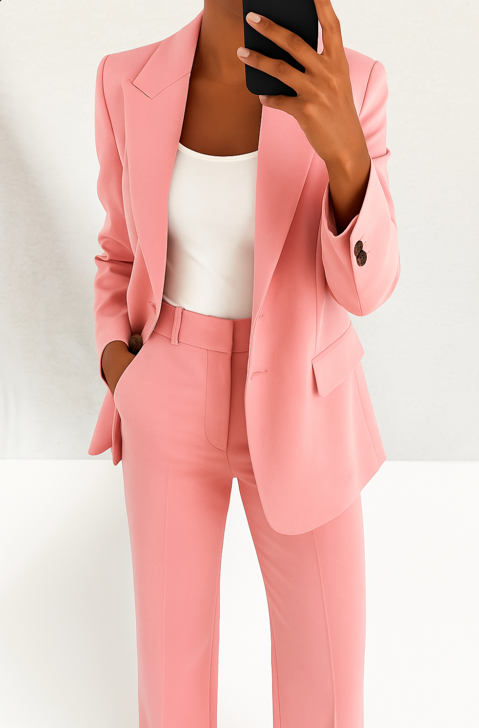 Women's Wide-Leg Trouser Suit