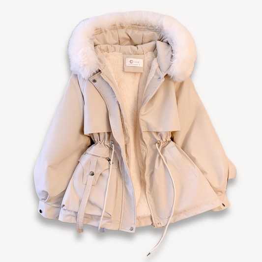 Women's Winter Parka with Removable Hood