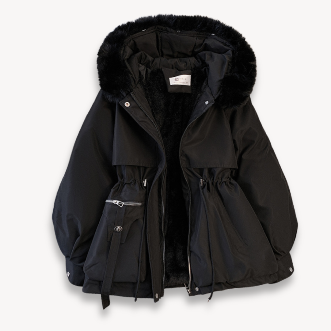 Women's Winter Parka with Removable Hood