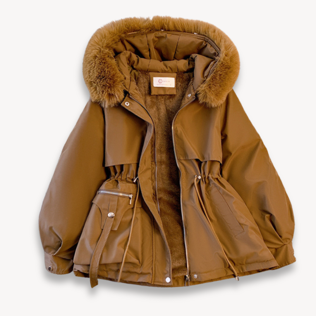 Women's Winter Parka with Removable Hood