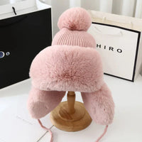 Women's Winter Shield Earflap Ski Hat