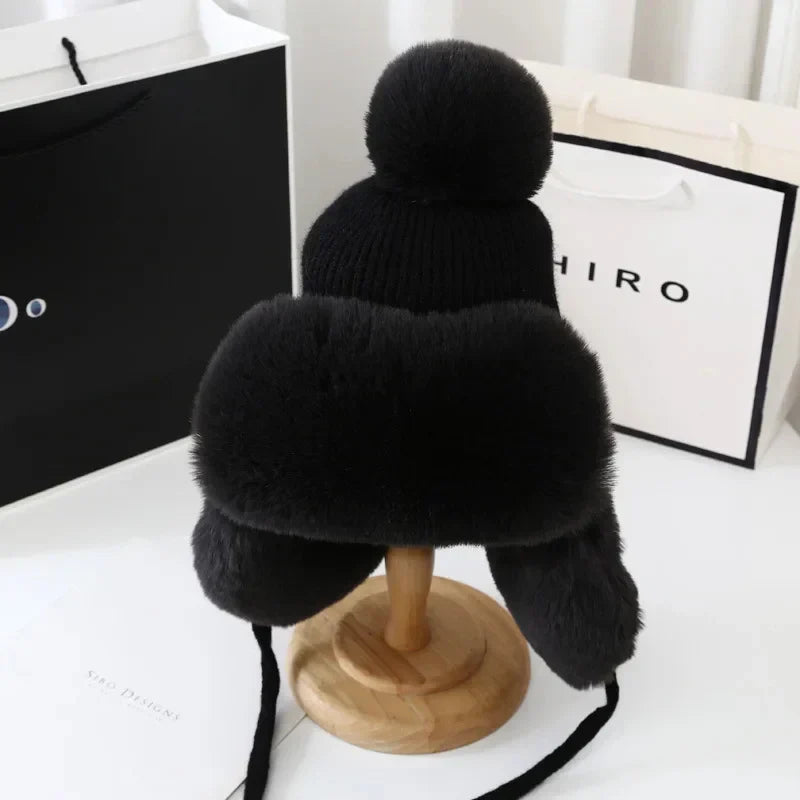 Women's Winter Shield Earflap Ski Hat