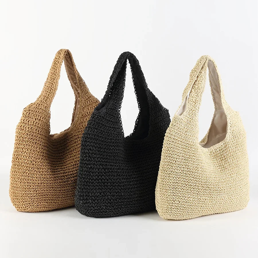 Women's Woven Rattan Bag