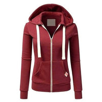 Women's Zip-Up Fitted Hoodie