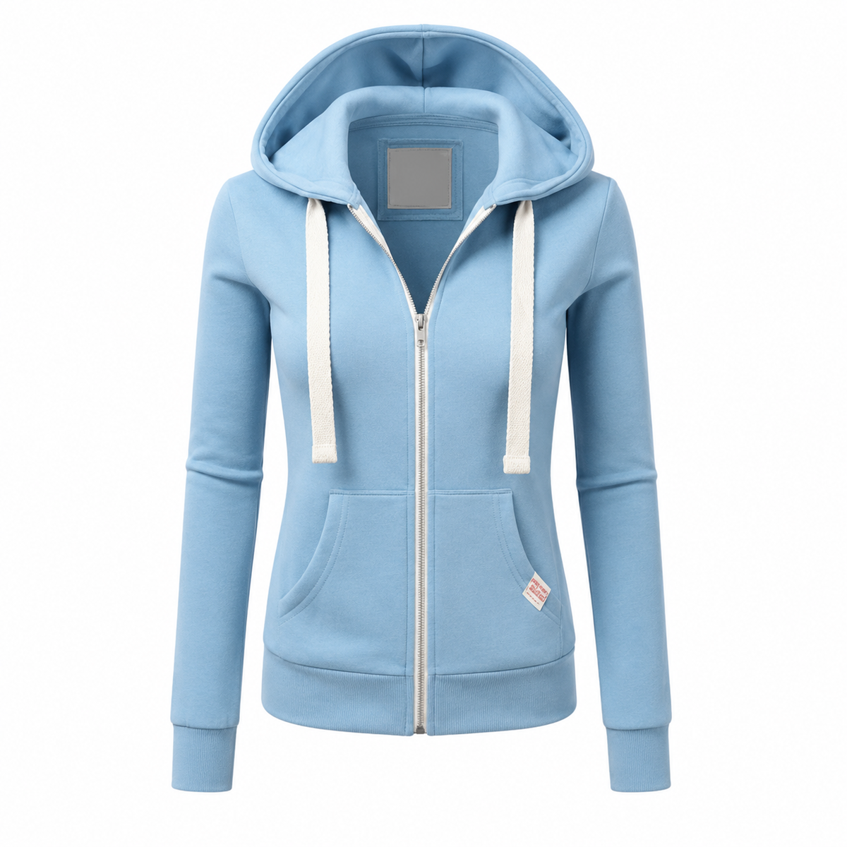 Women's Zip-Up Fitted Hoodie