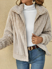 Women's Zip-Up Relaxed Fit Jacket