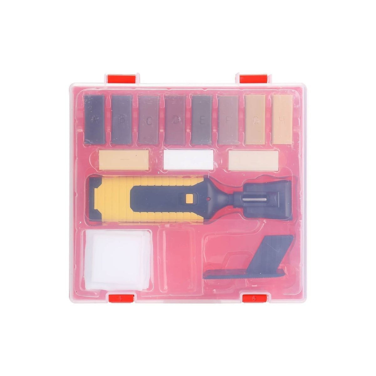 Wood Surface Repair Kit with 11 Wax Blocks & Heat Pen for Furniture, Floors & Cabinets