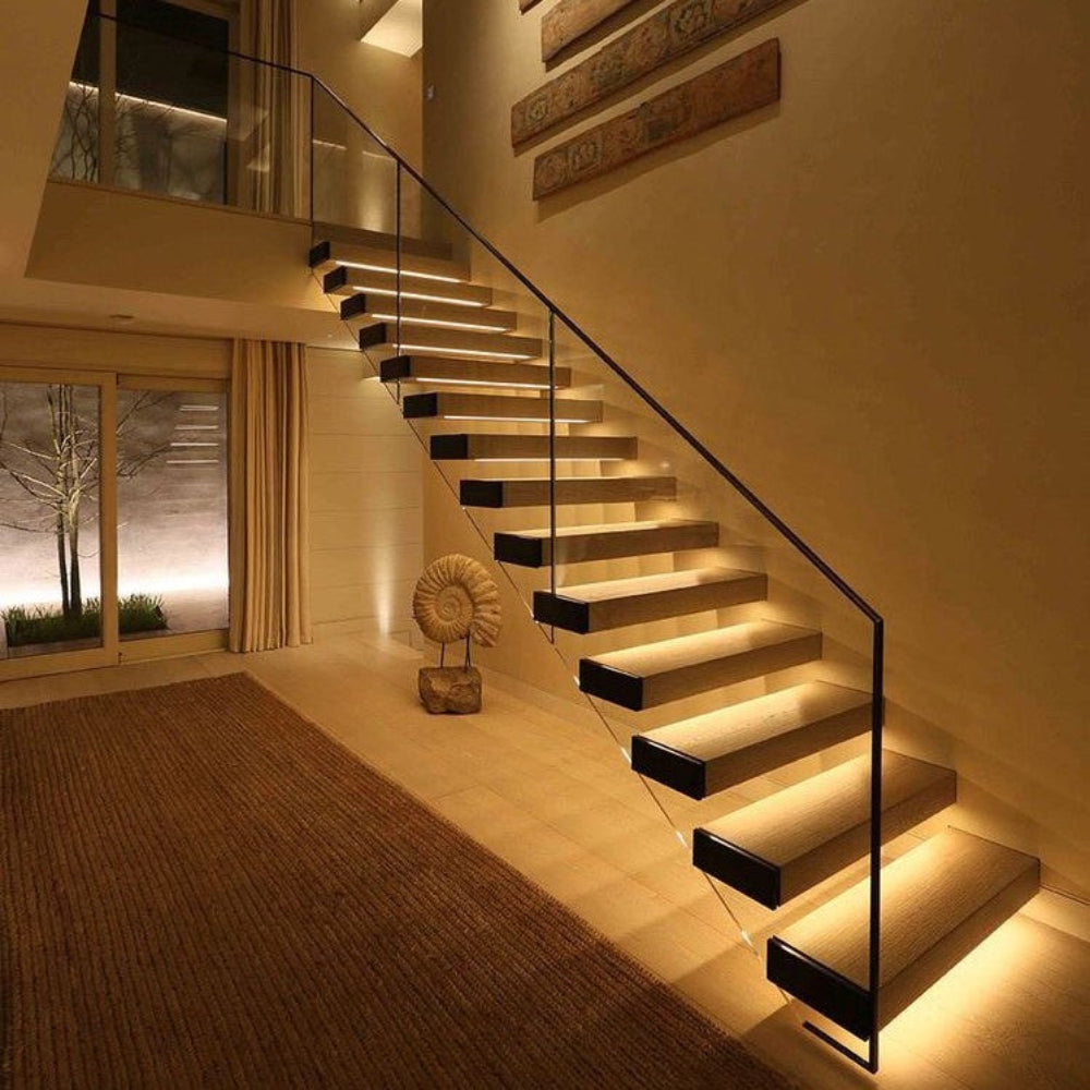 Wooden LED Bed Sensor Night Light