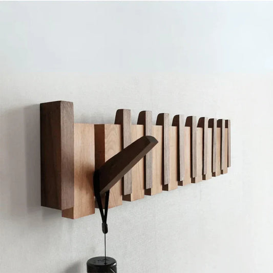 Wooden Piano Coat Rack
