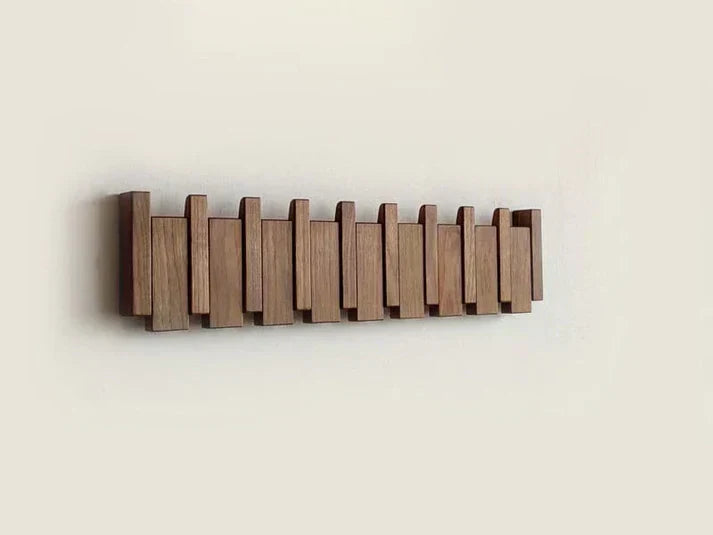 Wooden Piano Coat Rack