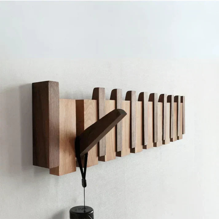 Wooden Piano Coat Rack