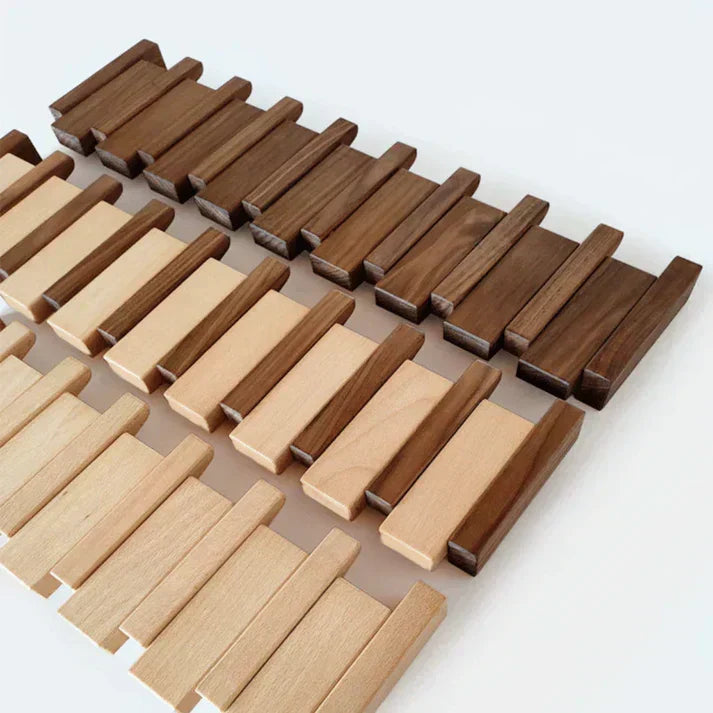Wooden Piano-Inspired Entryway Coat Rack