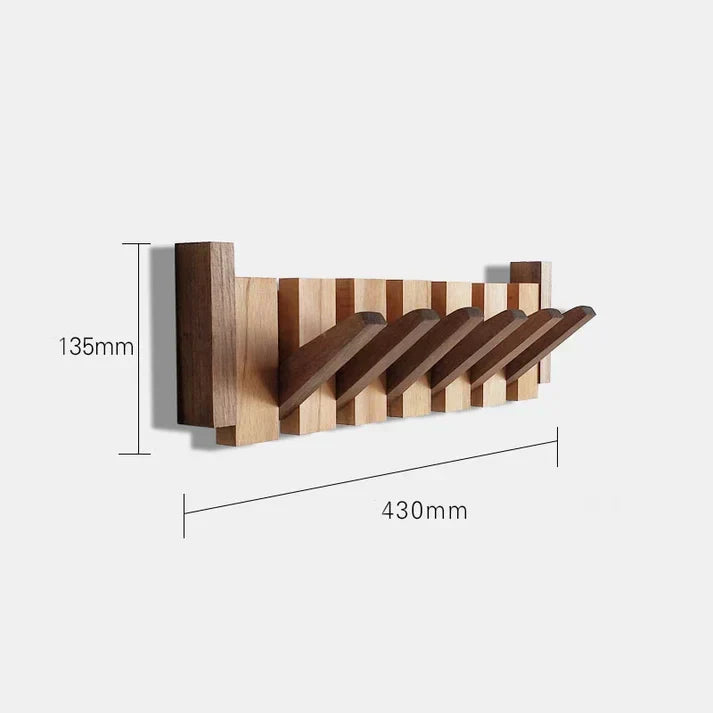 Wooden Piano-Inspired Entryway Coat Rack