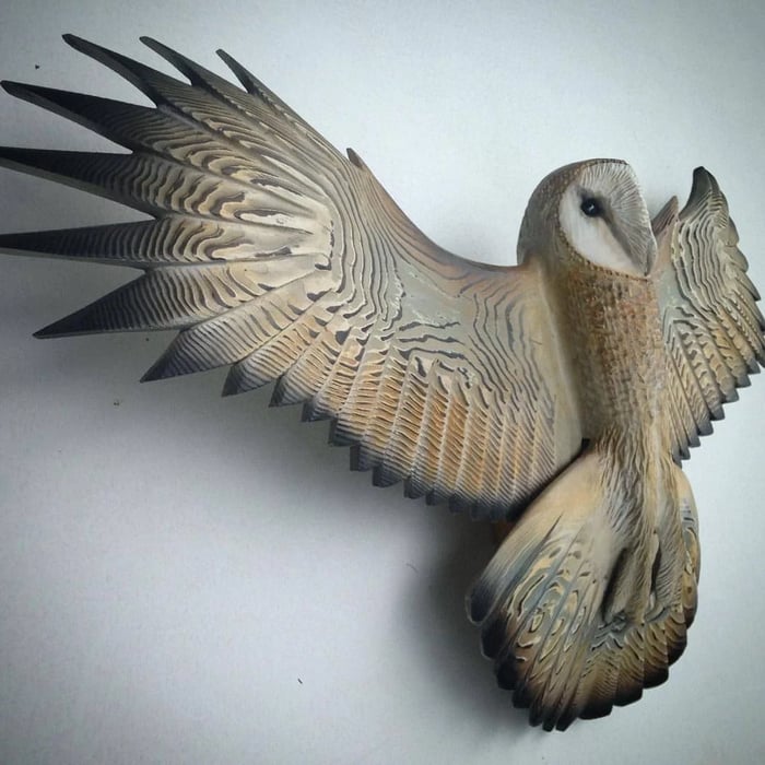 Wooden Wall Decor – Majestic Owl