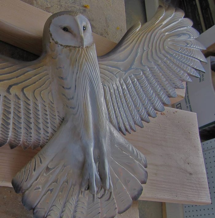 Wooden Wall Decor – Majestic Owl