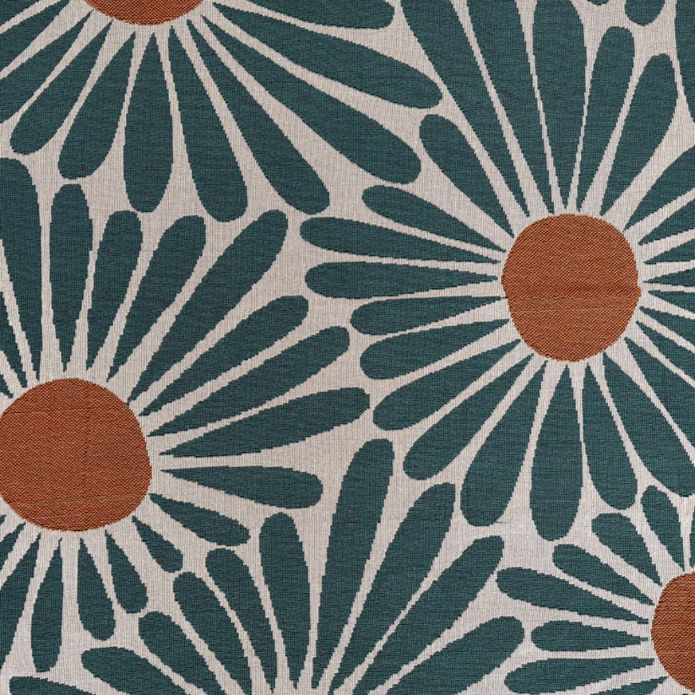 Woven Daisy Floral Pattern Throw Blanket