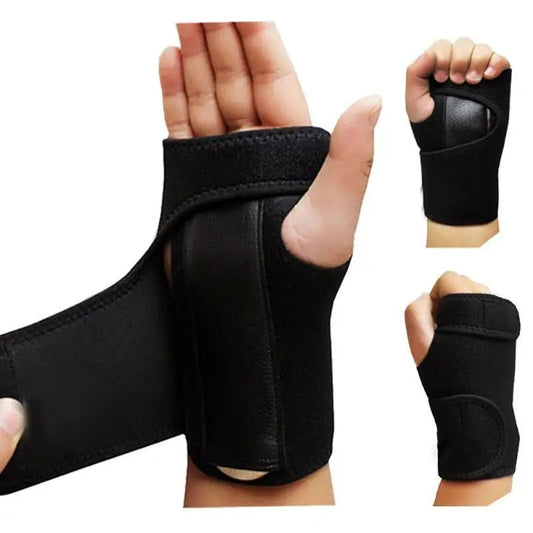 Wrist Brace with Splint and Adjustable Fit