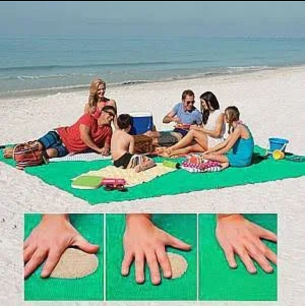 XXL Sand-Free Beach Blanket | 200 x 200 cm