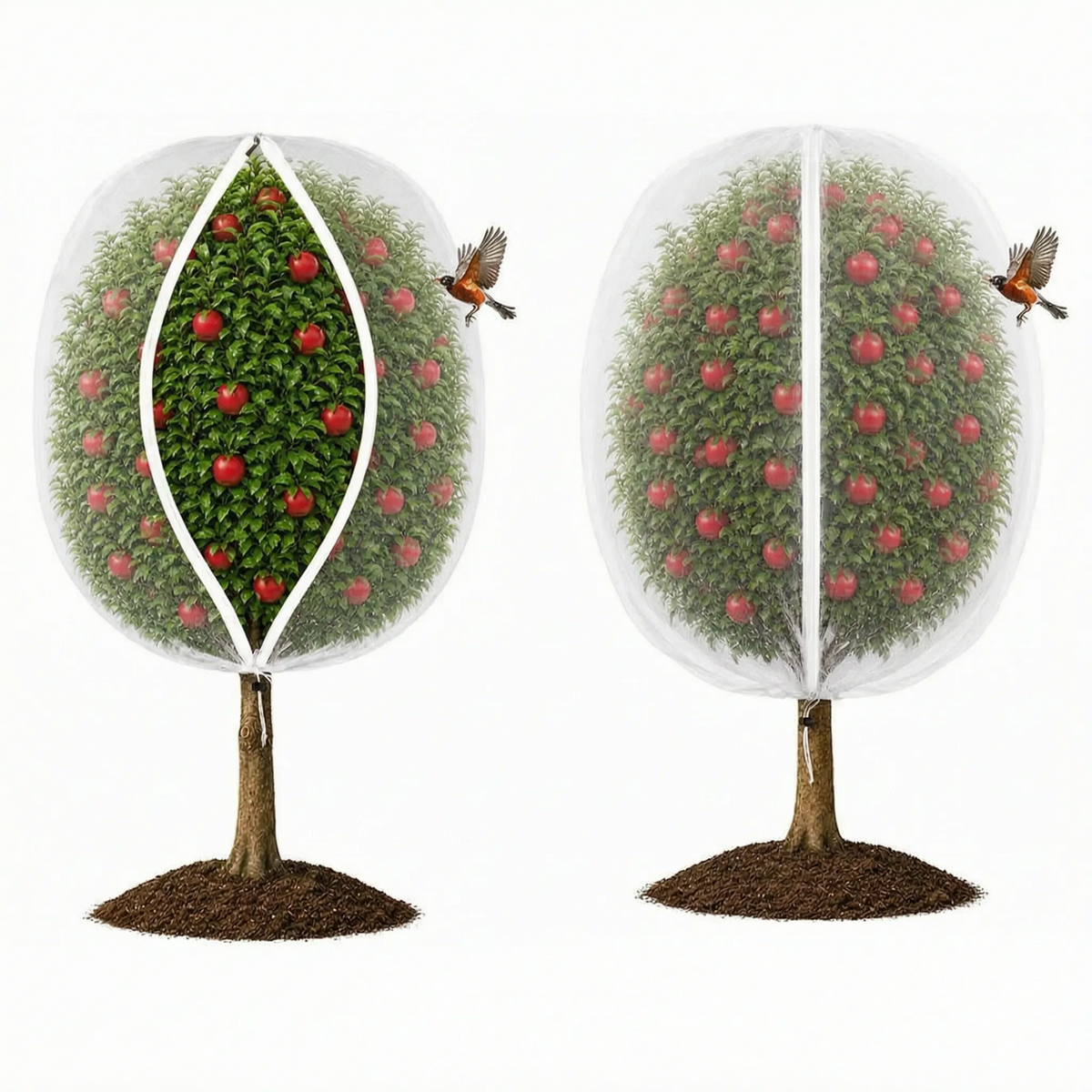 Zip-Closure Plant Netting