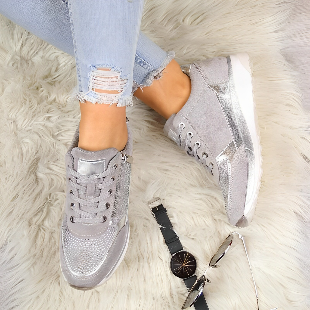 Zipper Sneakers