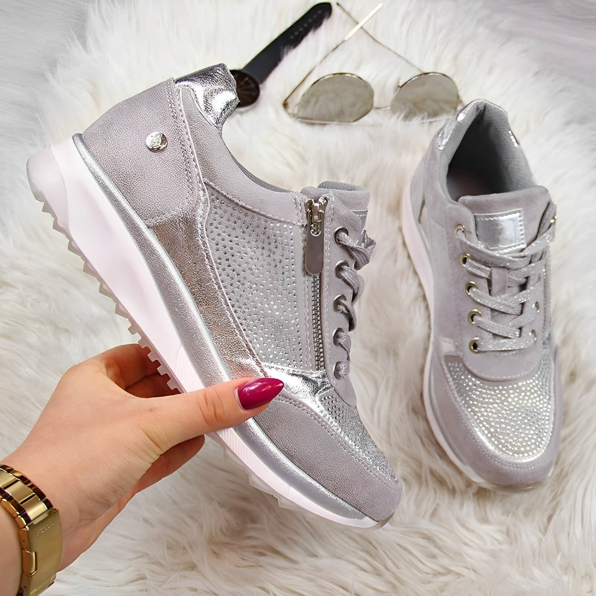 Zipper Sneakers